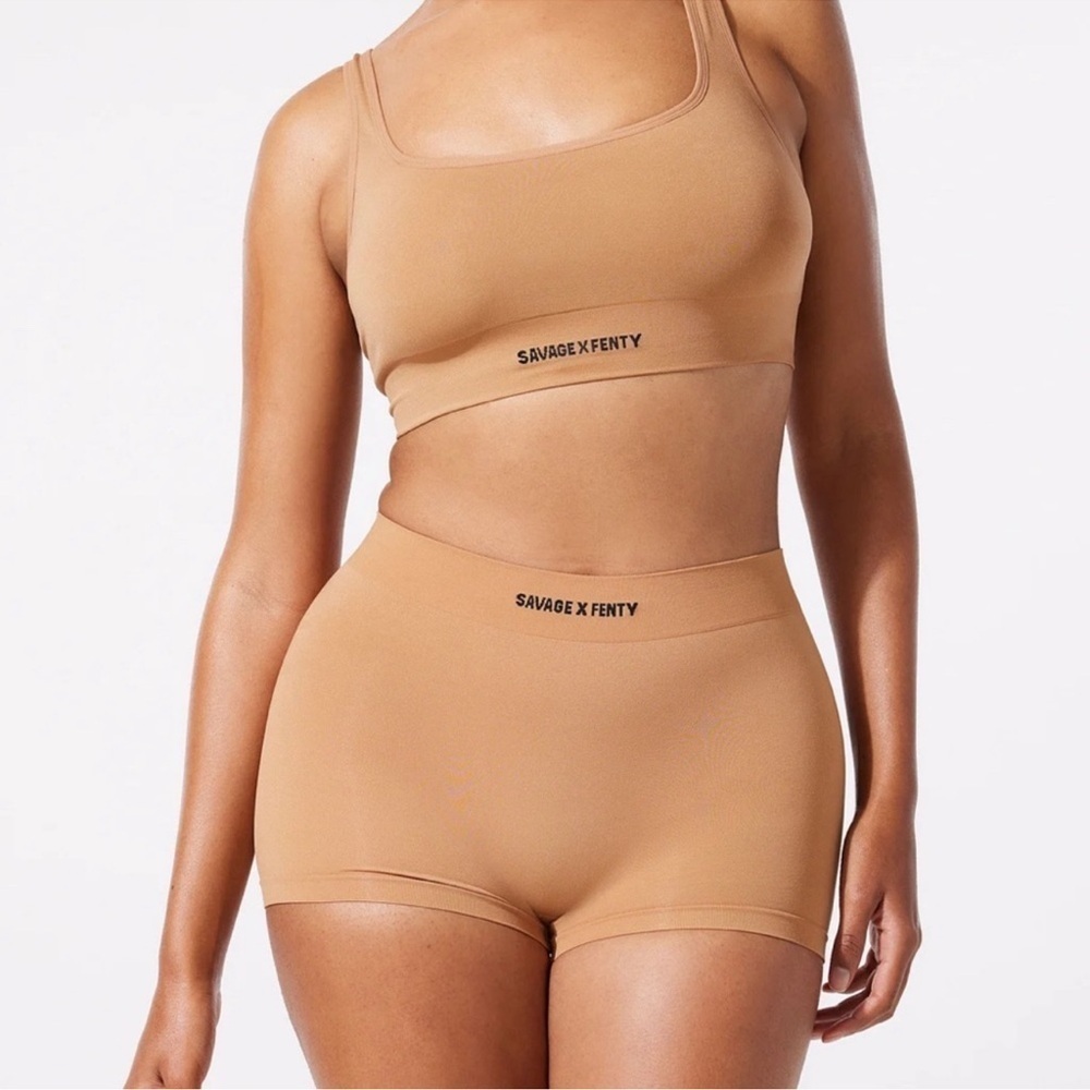 Savage X Fenty Tan Boy Shorts Panty Size 1X